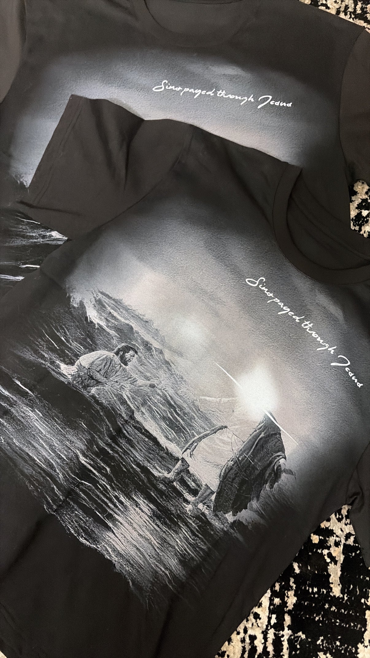 Matthew 14:28-31 Tee (black)