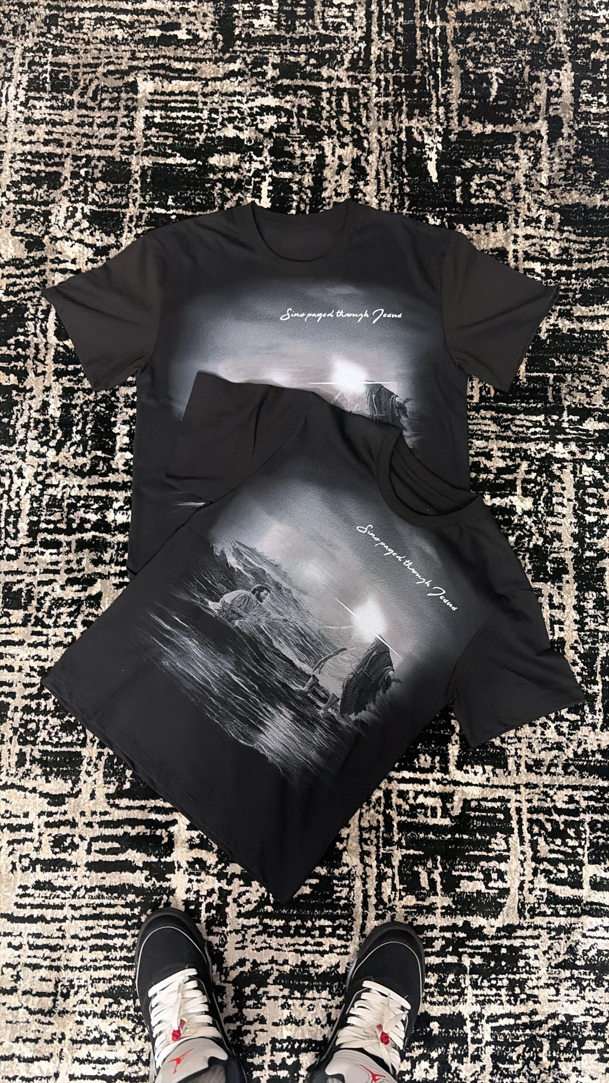 Matthew 14:28-31 Tee (black)