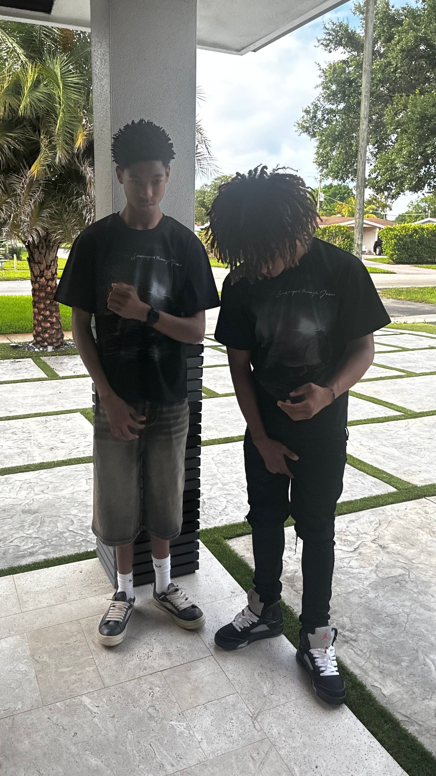 Matthew 14:28-31 Tee (black)