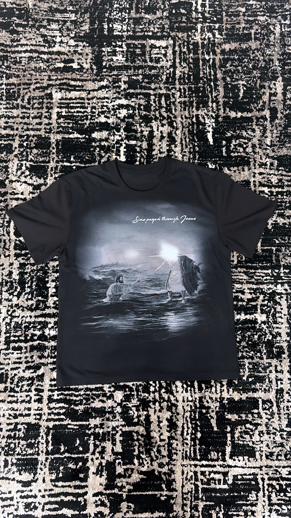 Matthew 14:28-31 Tee (black)